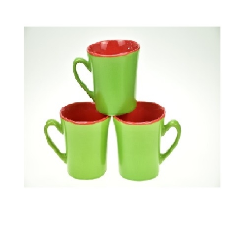 Two Colored Mugs Green